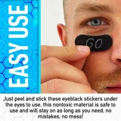 Franklin Eye Black Stickers - Black -Franklin Outlet Store 11392s11 phase4 detail2