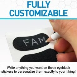 Franklin Eye Black Stickers - Black -Franklin Outlet Store 11392s11 phase4 detail3