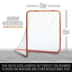 Franklin Lacrosse Goal - 4' X 4' -Franklin Outlet Store 12700x phase2 dims 1