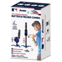 Franklin MLB Youth 4-In-1 Pitching Machine -Franklin Outlet Store 14071x phase1 pkg
