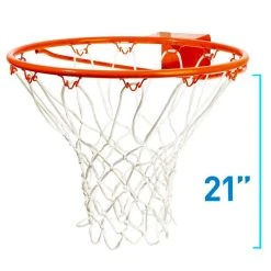 Franklin White Basketball Net 12 Loop -Franklin Outlet Store 1640 phase4 dims