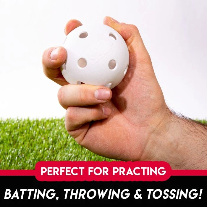 Franklin MLB White Plastic Baseballs - 8 Pack 5 Franklin MLB White Plastic Baseballs - 8 Pack - Image 5