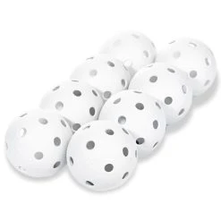 Franklin MLB White Plastic Baseballs - 8 Pack