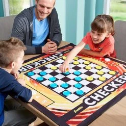 Franklin 2-in-1 Checkers & Four In A Row -Franklin Outlet Store 2 in 1 checkers and four in a row 55116 phase1 action2