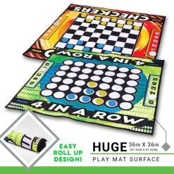 Franklin 2-in-1 Checkers & Four In A Row -Franklin Outlet Store 2 in 1 checkers and four in a row 55116 phase1 detail