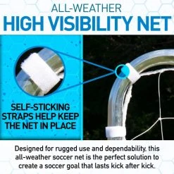 Franklin Premier Steel Soccer Goal - Stakes Included - 10' X 5' -Franklin Outlet Store 30124x phase2 detail3