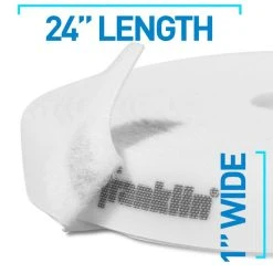 Franklin Replacement Soccer Goal Straps - Self Stick - 24' X 1" -Franklin Outlet Store 30135xm phase1 dims