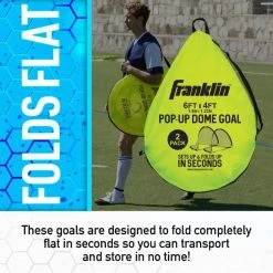 Franklin Pop-Up Soccer Goal Set - 2 Goals - 6' X 4' -Franklin Outlet Store 30144x phase2 detail2