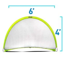 Franklin Pop-Up Soccer Goal Set - 2 Goals - 6' X 4' -Franklin Outlet Store 30144x phase2 dims