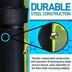 Franklin Adjustable Soccer Rebounder With Stakes - Heavy Duty Steel - 6' X 4' -Franklin Outlet Store 30149x phase2 detail1