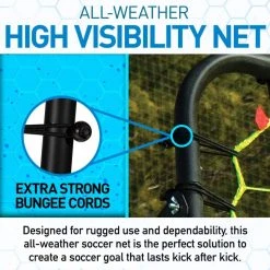 Franklin Adjustable Soccer Rebounder With Stakes - Heavy Duty Steel - 6' X 4' -Franklin Outlet Store 30149x phase2 detail3