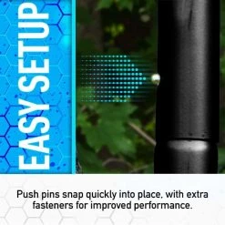 Franklin Heavy Duty Steel Soccer Rebounder With Ground Stakes - 12' X 6' 10 Franklin Heavy Duty Steel Soccer Rebounder With Ground Stakes - 12' X 6' -Franklin Outlet Store 30150x phase1 detail2