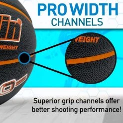 Franklin 5000 Indoor Basketball - Black/Orange - Women's Official -Franklin Outlet Store 32048z phase1 detail3