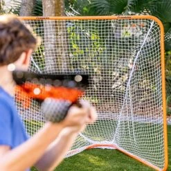 Franklin Official Lacrosse Goal - 6'x6'x6' Quikset Lacrosse Goal -Franklin Outlet Store 49002x phase2 action 1