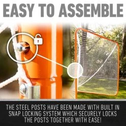 Franklin Official Lacrosse Goal - 6'x6'x6' Quikset Lacrosse Goal -Franklin Outlet Store 49002x phase2 detail4