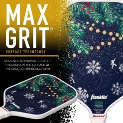 Franklin Signature Pickleball Paddle - Limited Edition 13mm Holiday Series 11 Franklin Signature Pickleball Paddle - Limited Edition 13mm Holiday Series -Franklin Outlet Store 52765z phase1 detail3
