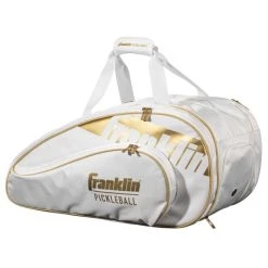 Franklin Outlet Store 26 Franklin Pro Series Pickleball Bag - White/ Gold