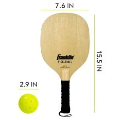 Franklin Offical Size Pickleball Net & Paddle Set - 4 Pack -Franklin Outlet Store 52966x phase1 dims
