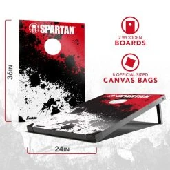 Franklin Spartan Cornhole Set -Franklin Outlet Store 53920s75 phase1 dims 1