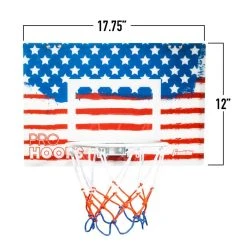 Franklin Pro Hoops Over-The-Door Basketball Set - Red White & Blue -Franklin Outlet Store 54721x phase1 detail1