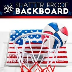 Franklin Pro Hoops Over-The-Door Basketball Set - Red White & Blue -Franklin Outlet Store 54721x phase1 detail6
