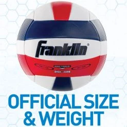 Franklin Super Soft Spike Volleyball -Franklin Outlet Store 5487c1x phase1 dims