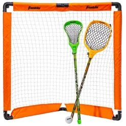 Franklin Youth Lacrosse Set - Insta-Set Goal And Sticks