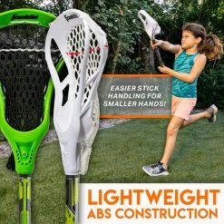 Franklin 32" Youth Lacrosse 2 Stick And Ball Set - Green -Franklin Outlet Store 60018c1 phase5 detail2 1