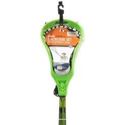 Franklin 32" Youth Lacrosse 2 Stick And Ball Set - Green -Franklin Outlet Store 60018c1 phase5 pkg 1
