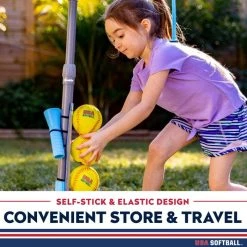 Franklin USA Softball 2-In-1 Grow-With-Me Batting Tee -Franklin Outlet Store 64219x phase1 detail4 1