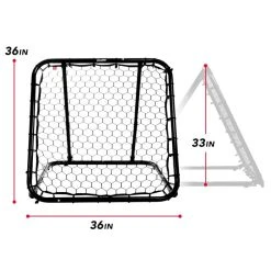 Franklin All Sport Rebounder - 36" X 36" -Franklin Outlet Store 92499x phase2 dims