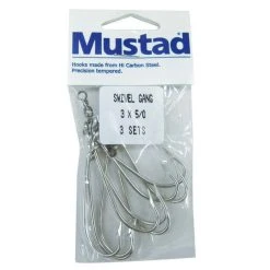 Mustad Swivel Gang Hooks