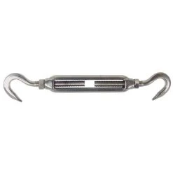 Blueline Stainless Turnbuckle Hook To Hook Open 6mm