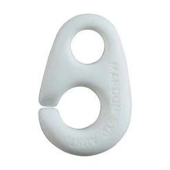 BLA 8mm White Nylon Sister Clip