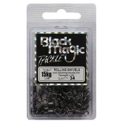 Black Magic Rolling Swivel 34 Pack