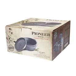 Campfire Pre Seasoned Cast Iron Camp Oven 9 Quart -Franklin Outlet Store BCF 213608 04 hi res