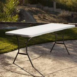 Lifetime Blow Mould Folding Table 183cm -Franklin Outlet Store BCF 217063 02 hi res