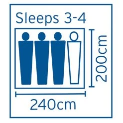 Oztent RV3 Touring Tent 3 Person -Franklin Outlet Store BCF 300026 04 hi res