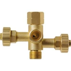 Companion 3/8 LH To Dual W/Taps