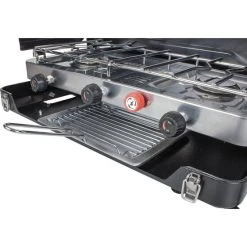 Wanderer LPG Portable Stove With Grill 2 Burner -Franklin Outlet Store BCF 388507 04 hi res