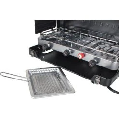 Wanderer LPG Portable Stove With Grill 2 Burner -Franklin Outlet Store BCF 388507 05 hi res