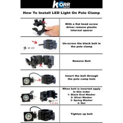 Hardkorr LED Plastic Pole Clamp 13 Hardkorr LED Plastic Pole Clamp -Franklin Outlet Store BCF 417357 05 hi res