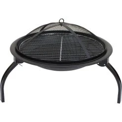 BCF Fire Pit With Grill -Franklin Outlet Store BCF 515546 02 hi res