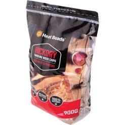 Heat Beads Smoking Hickory Woodchips 900g