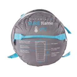 Wanderer SureFlame 0C Camper Sleeping Bag -Franklin Outlet Store BCF 521081 06 hi res