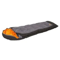Wanderer Youth RawFlame 0C Hooded Sleeping Bag Grey / Orange