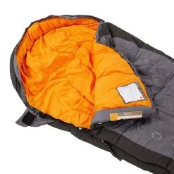 Wanderer Youth RawFlame 0C Hooded Sleeping Bag Grey / Orange -Franklin Outlet Store BCF 521084 02 greyorange hi res