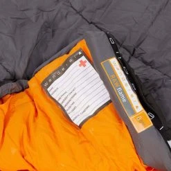 Wanderer Youth RawFlame 0C Hooded Sleeping Bag Grey / Orange -Franklin Outlet Store BCF 521084 03 greyorange hi res