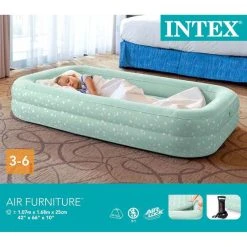 Intex Kidz Travel Air Bed With Pump -Franklin Outlet Store BCF 541928 05 hi res