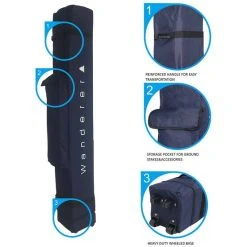 Wanderer Anti-Pooling Pro Gazebo 3x3m -Franklin Outlet Store BCF 543255 06 hi res